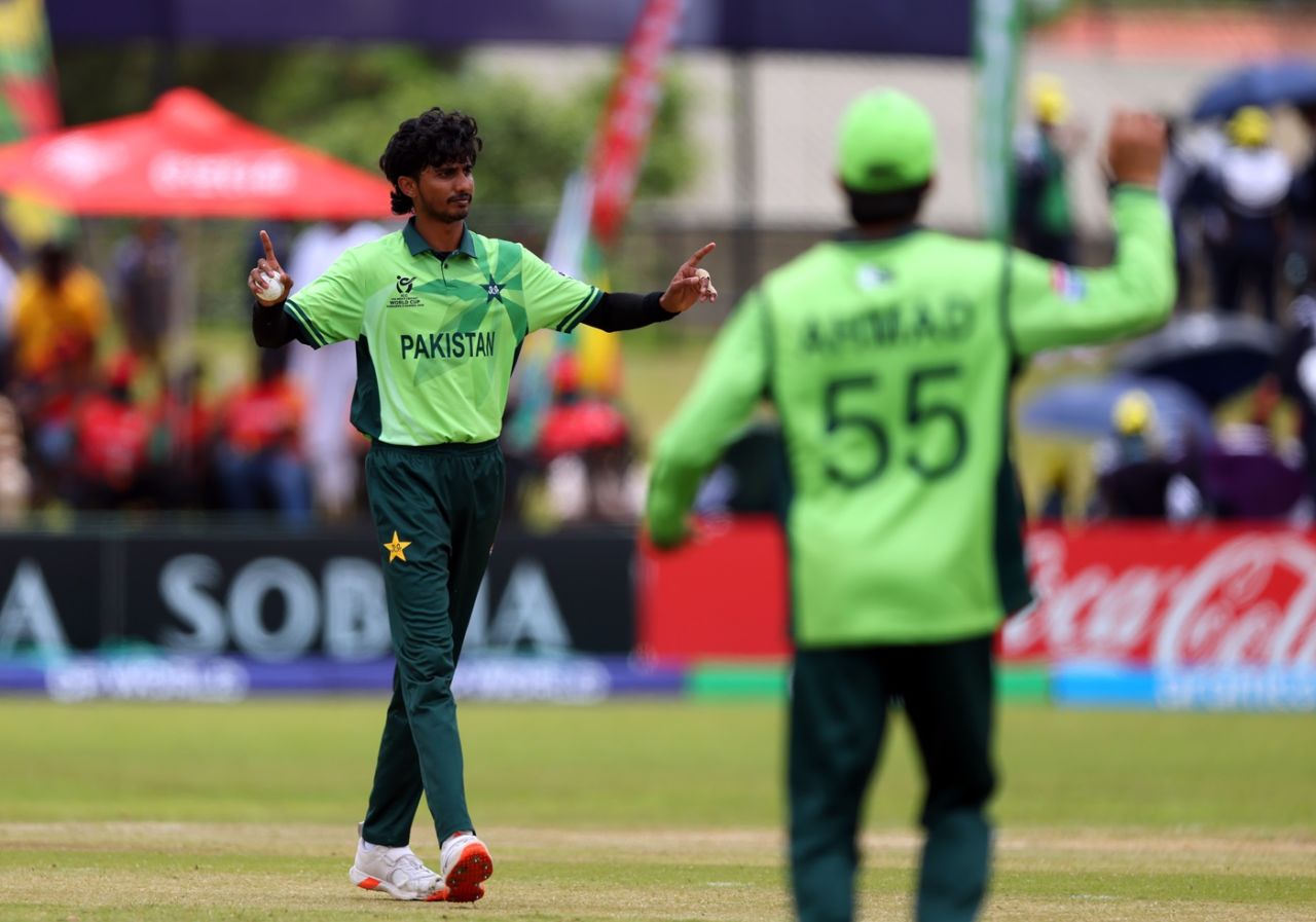 Ali Raza picked up three wickets, Pakistan vs Zimbabwe, Men's Under-19 World Cup, Harare, January 22, 2026