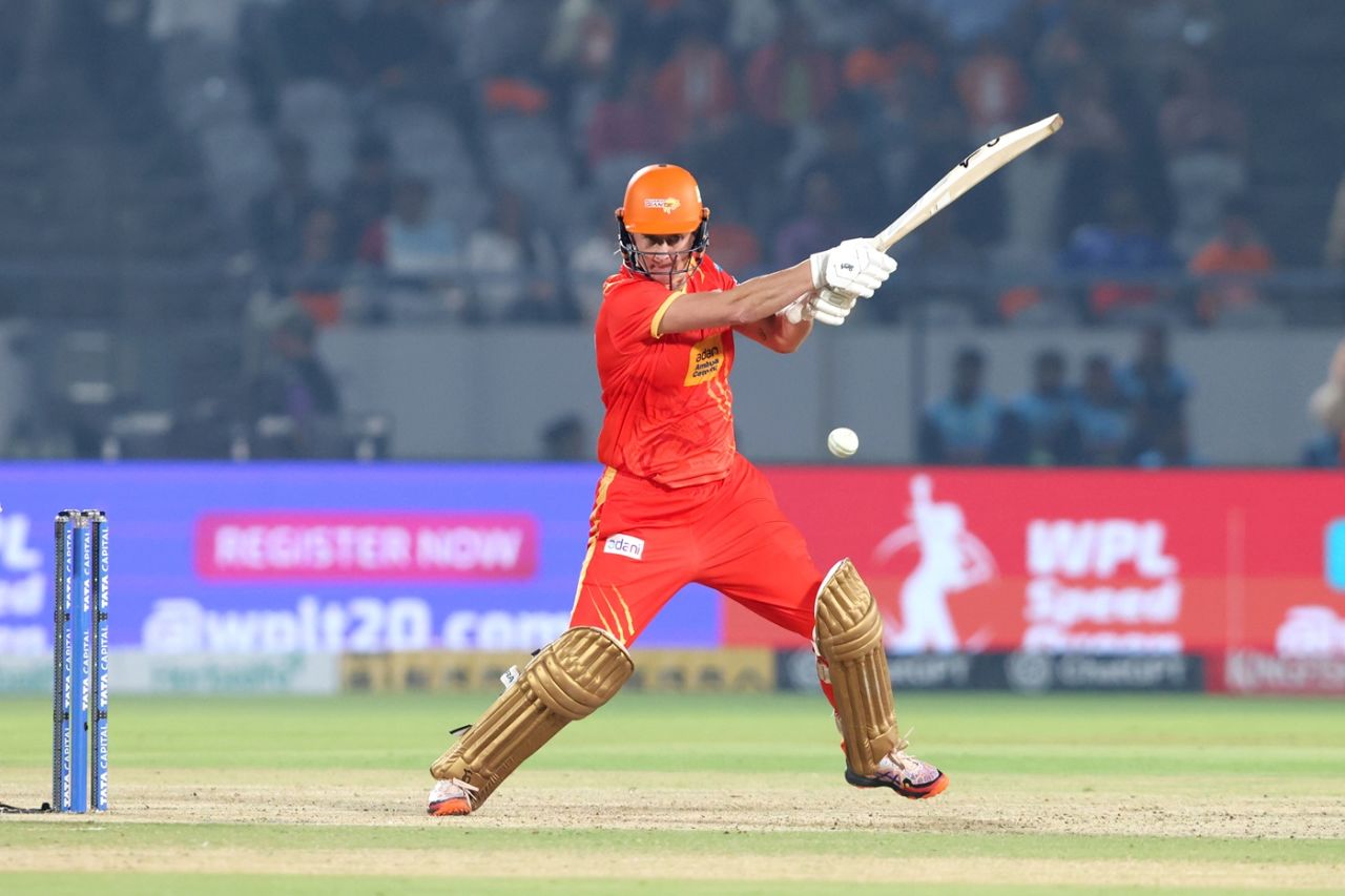 Sophie Devine couldn't tee off on a slightly slower surface, Gujarat Giants vs UP Warriorz, WPL, Vadodara, January 22, 2026