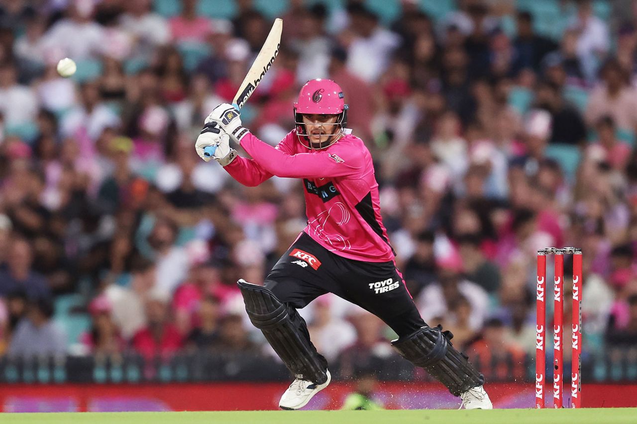 Joel Davies played a valuable hand, Sydney Sixers vs Hobart Hurricanes, BBL, Challenger, SCG, January 23, 2026