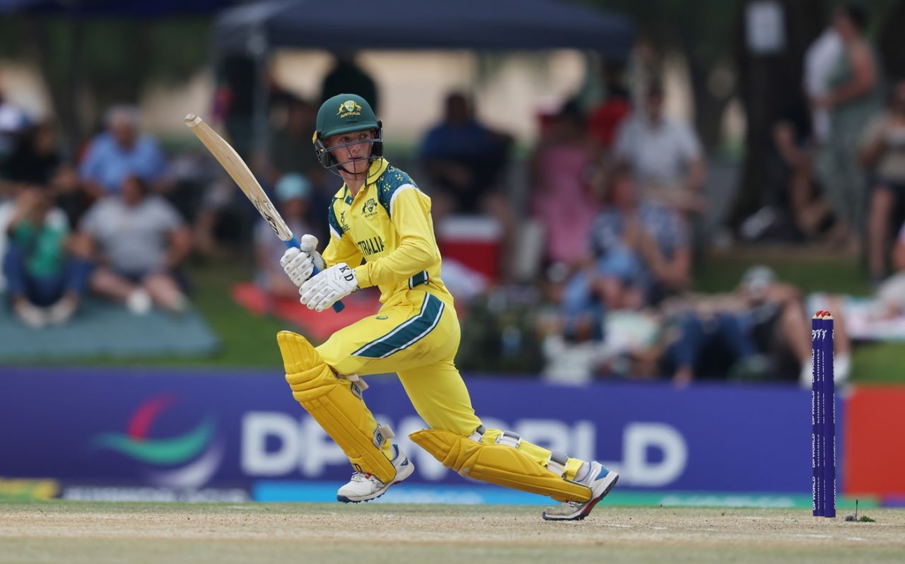 Steven Hogan took Australia closer to a win, Australia vs South Africa, Group 1, Super Sixes, Under-19 World Cup, Windhoek, January 25, 2026