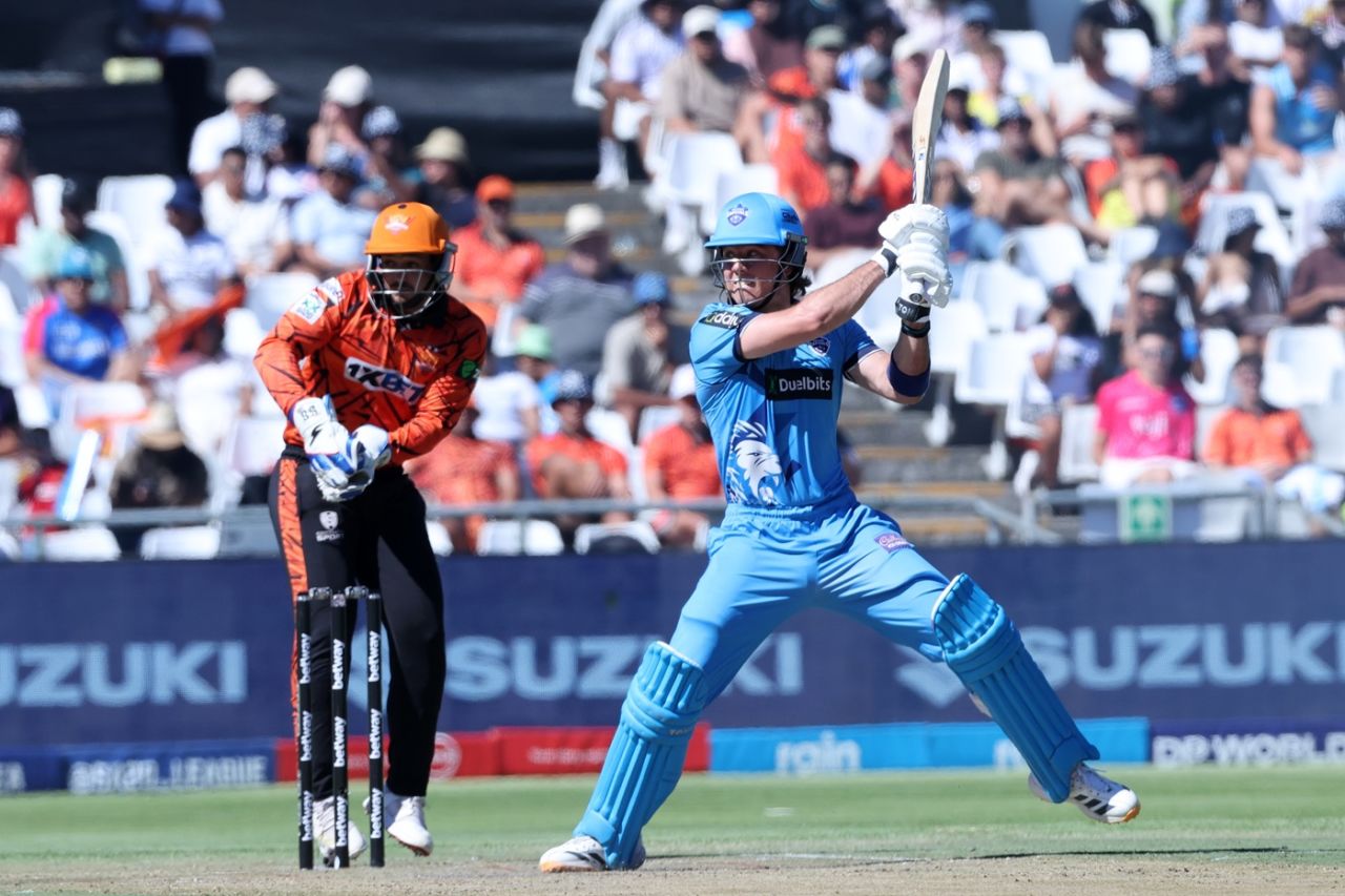 Dewald Brevis counterattacked after early jitters, Pretoria Capitals vs Sunrisers Eastern Cape, SA20, Final, Cape Town, January 25, 2026