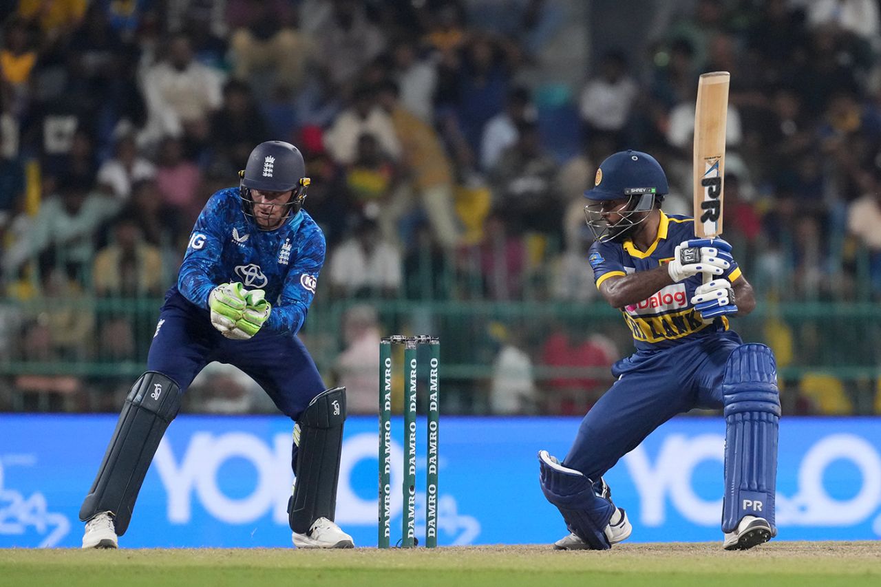 Pavan Rathnayake made his maiden ODI fifty, Sri Lanka vs England, 3rd ODI, Colombo, January 27, 2026
