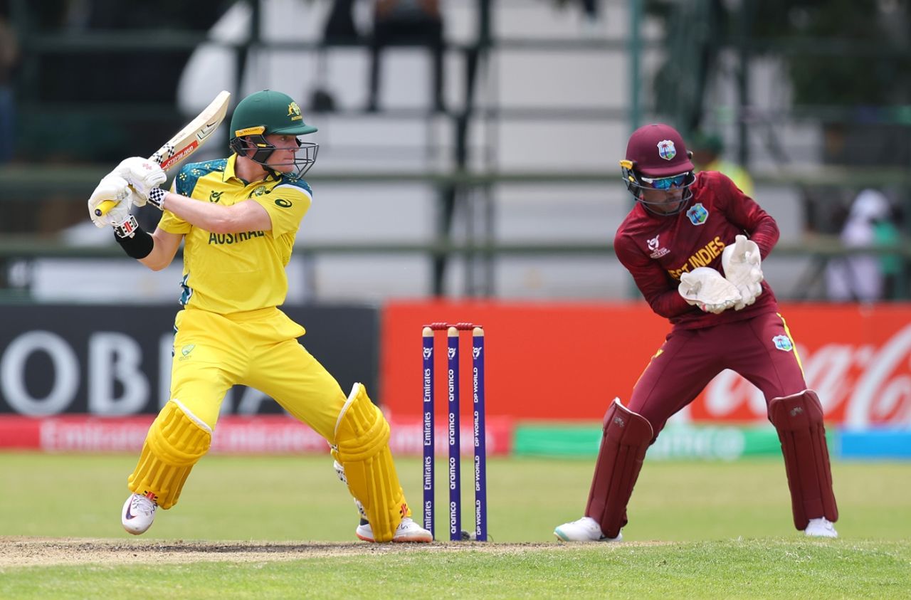 Oliver Peake's fifty guided Australia, Australia vs West Indies, Under-19 World Cup, Harare, January 28, 2026
