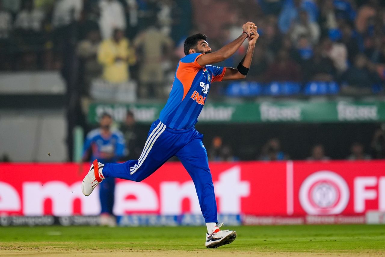 Jasprit Bumrah had Rachin Ravindra caught and bowled, India vs New Zealand, 4th T20I, Visakhapatnam, January 28, 2026