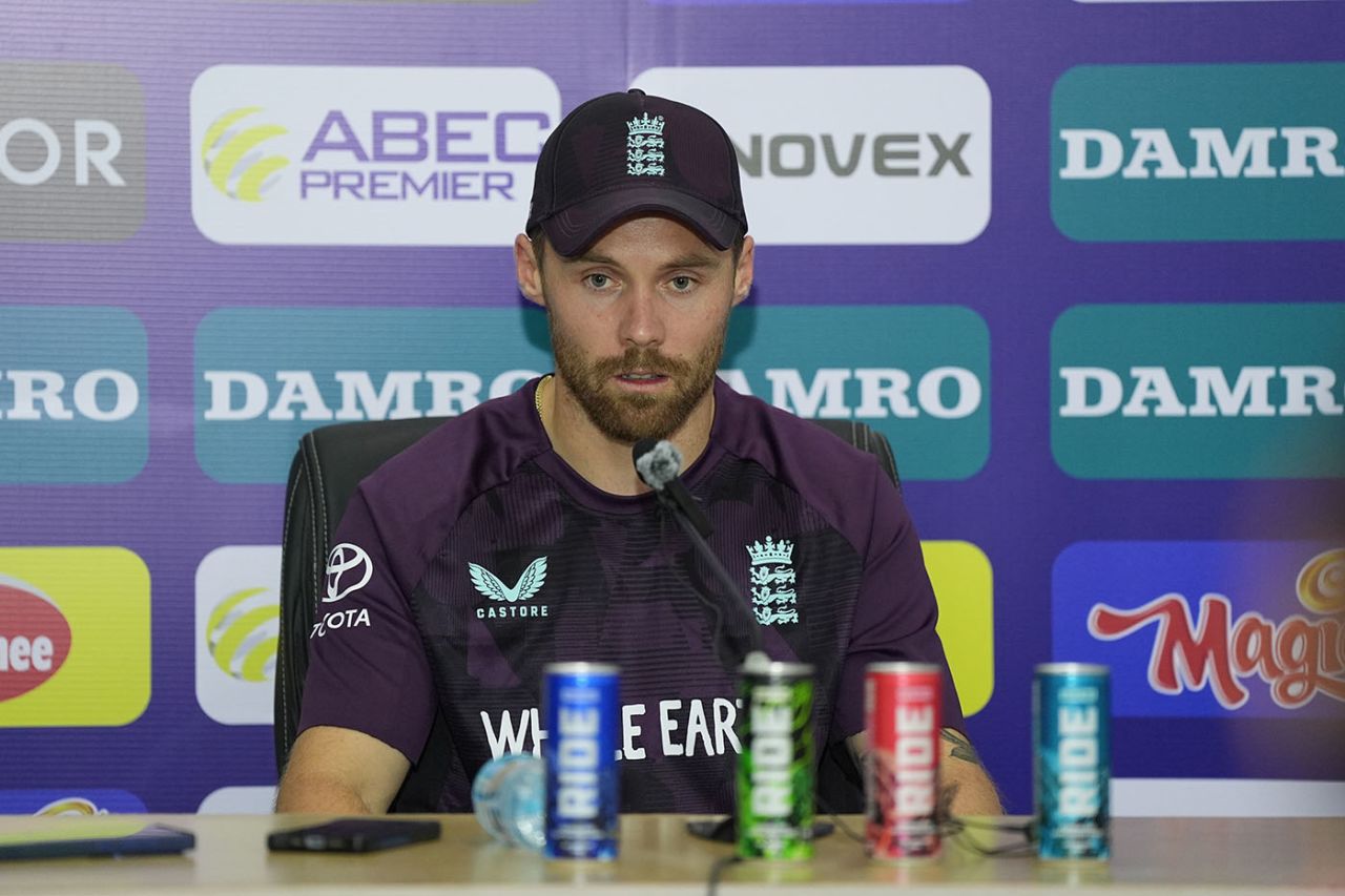 Phil Salt addresses the media ahead of the 1st T20I between Sri Lanka and England, Kandy, January 29, 2026