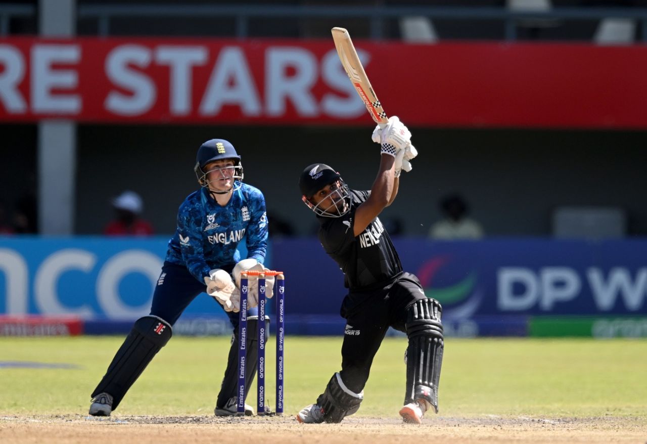 Snehith Reddy steadied New Zealand, England vs New Zealand, Under-19 World Cup, Bulawayo, January 30, 2026