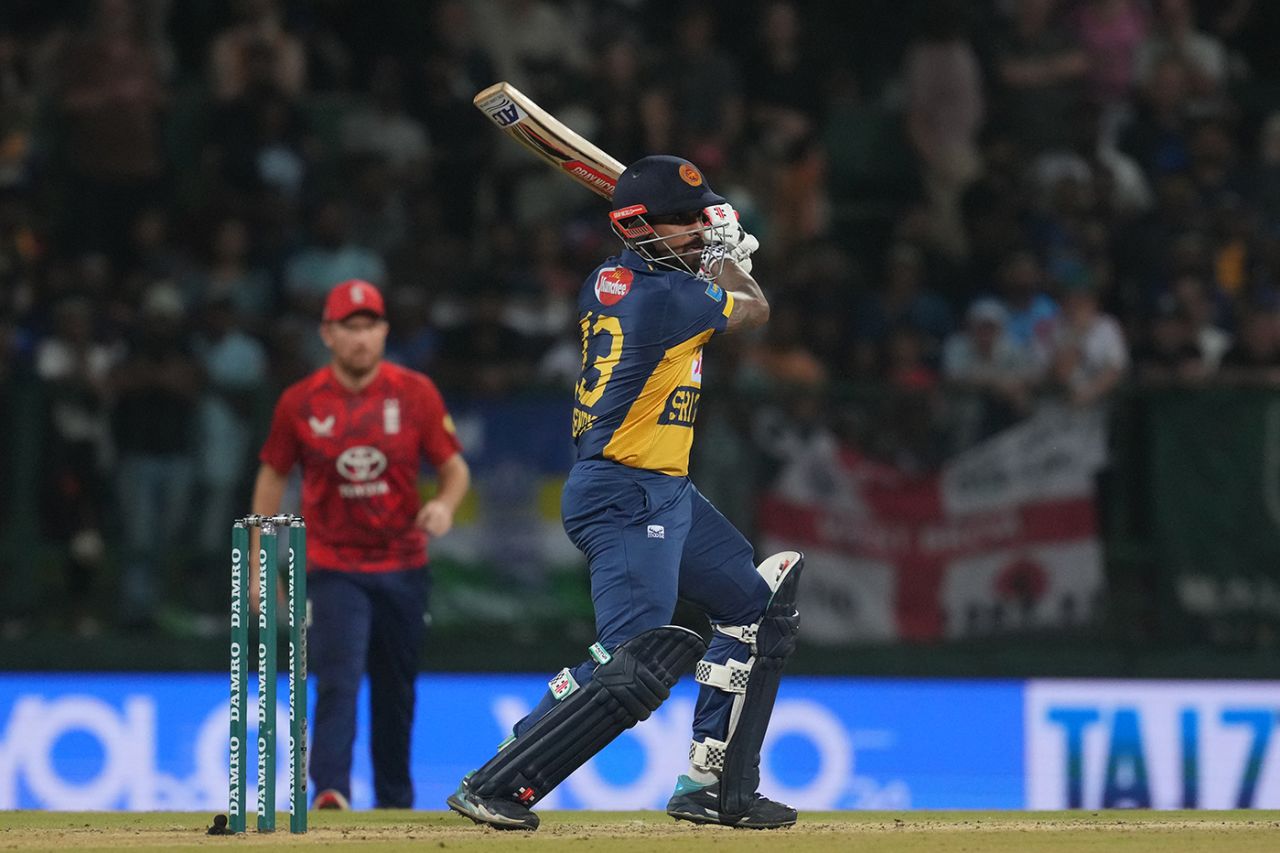 Kusal Mendis tucked into Sam Curran's bowling, Sri Lanka vs England, 1st men's T20I, Pallekele International Cricket Stadium, January 30, 2026