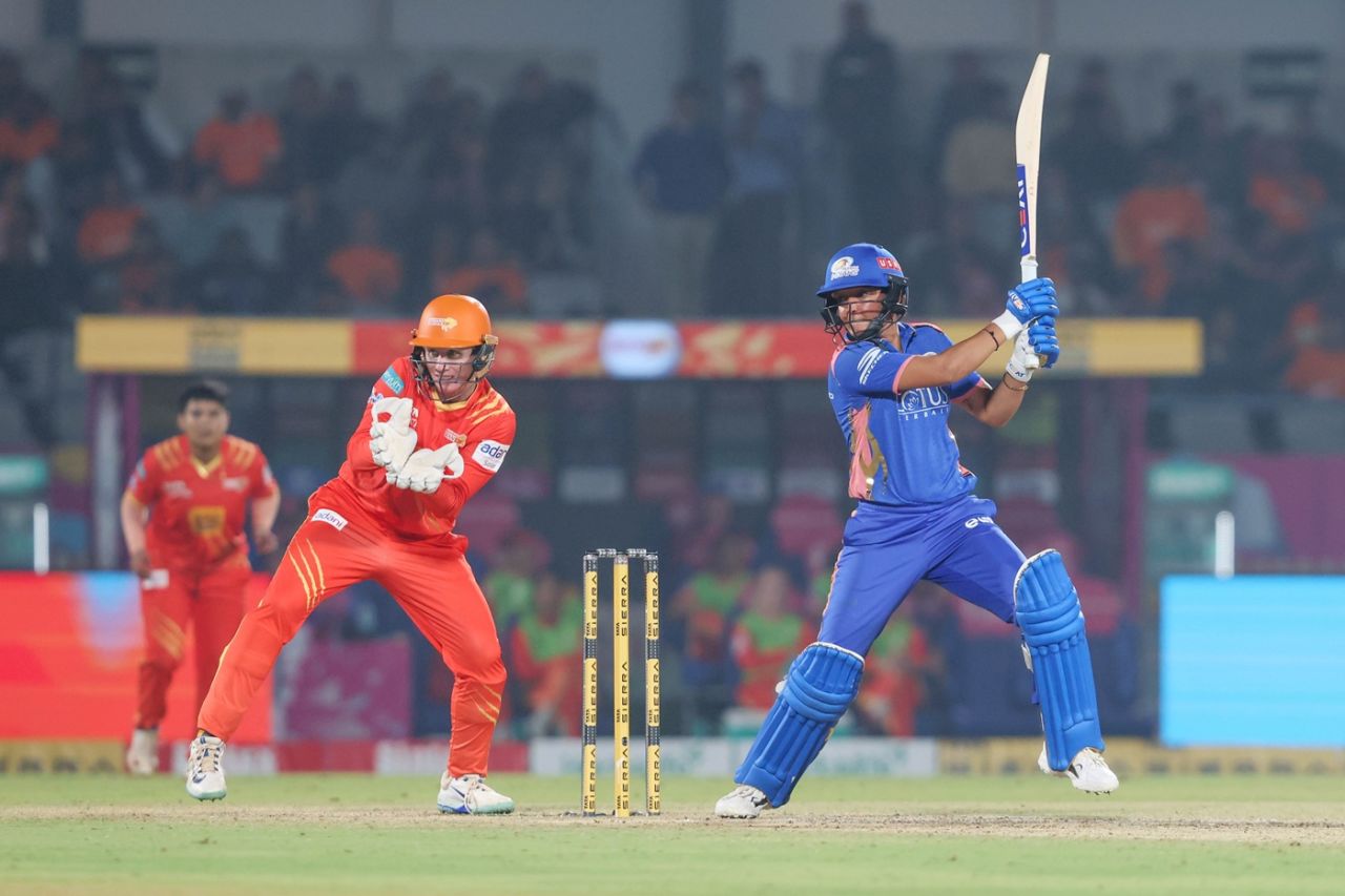 Harmanpreet Kaur used the cut to telling effect against spin, Gujarat Giants vs Mumbai Indians, WPL, Vadodara, January 30, 2026