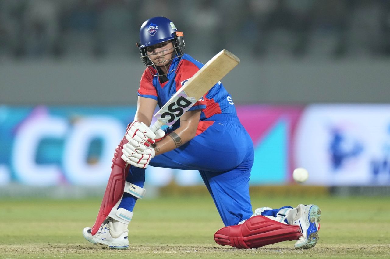 Shafali Verma played an anchor role in the small chase, UP Warriorz vs Delhi Capitals, WPL, Vadodara, February 1, 2026