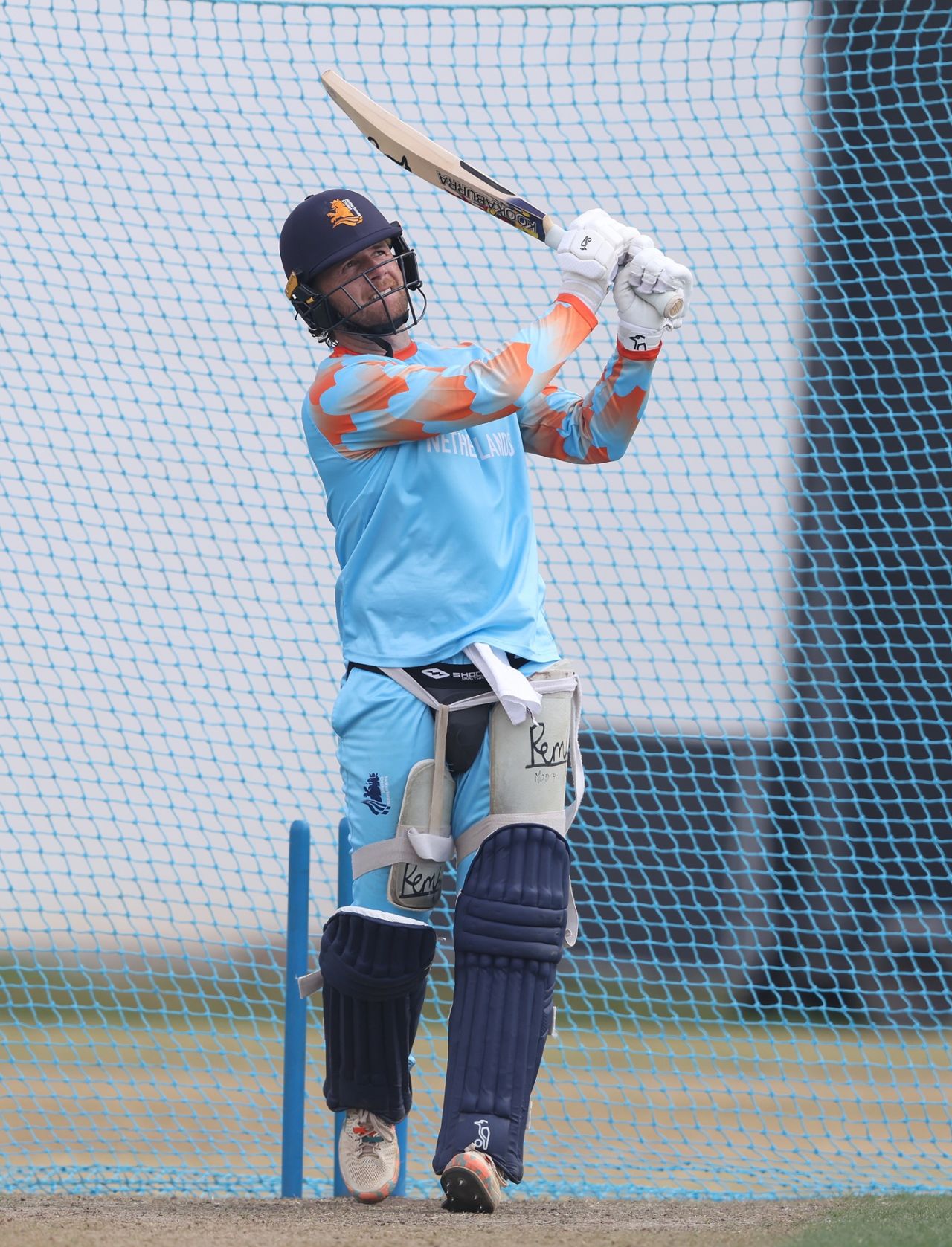 Max O'Dowd goes for a big shot, T20 World Cup 2026, Colombo, February 2, 2026