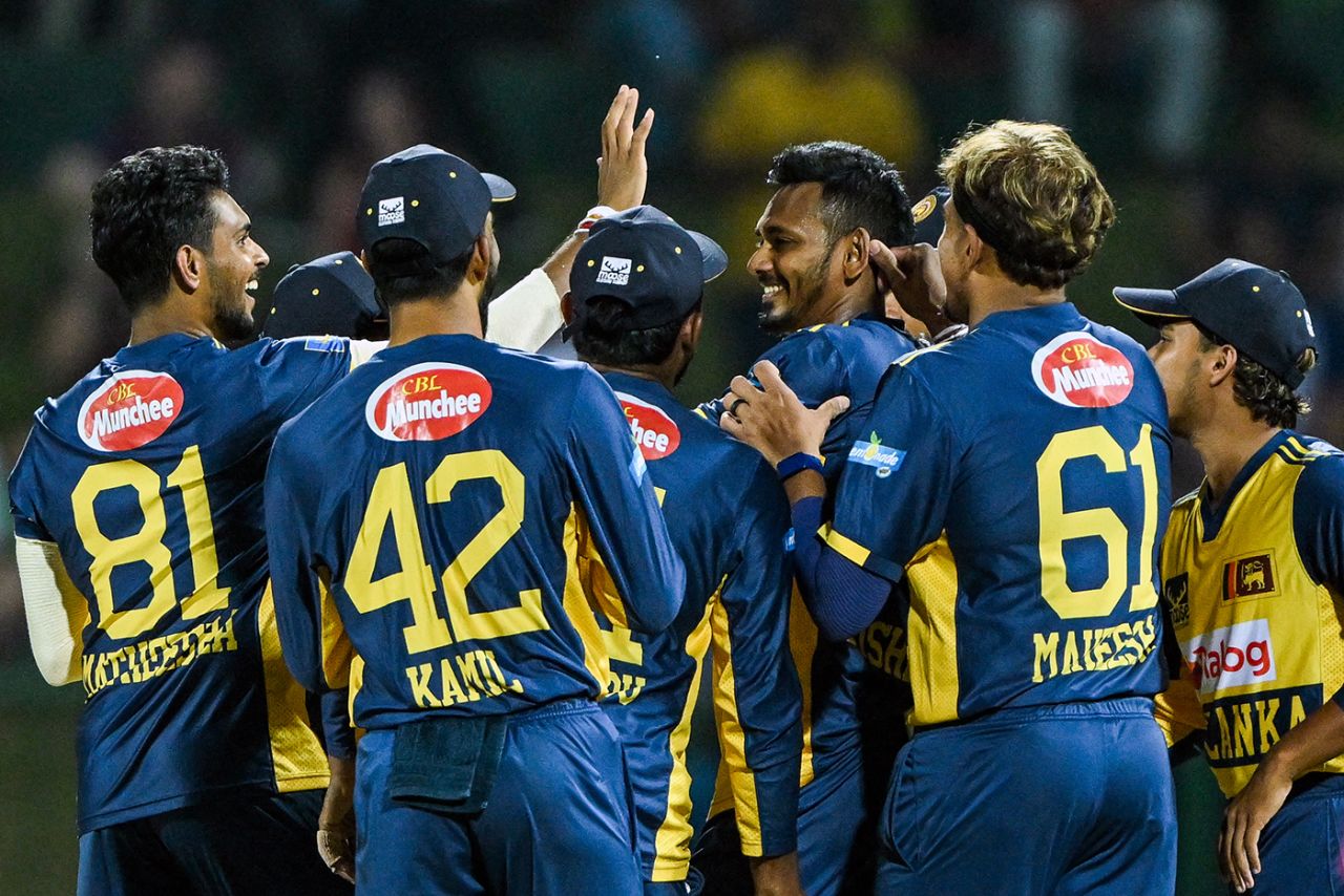 Dushmantha Chameera struck in his first over, Sri Lanka vs England, 3rd T20I, Pallekele, February 3, 2026