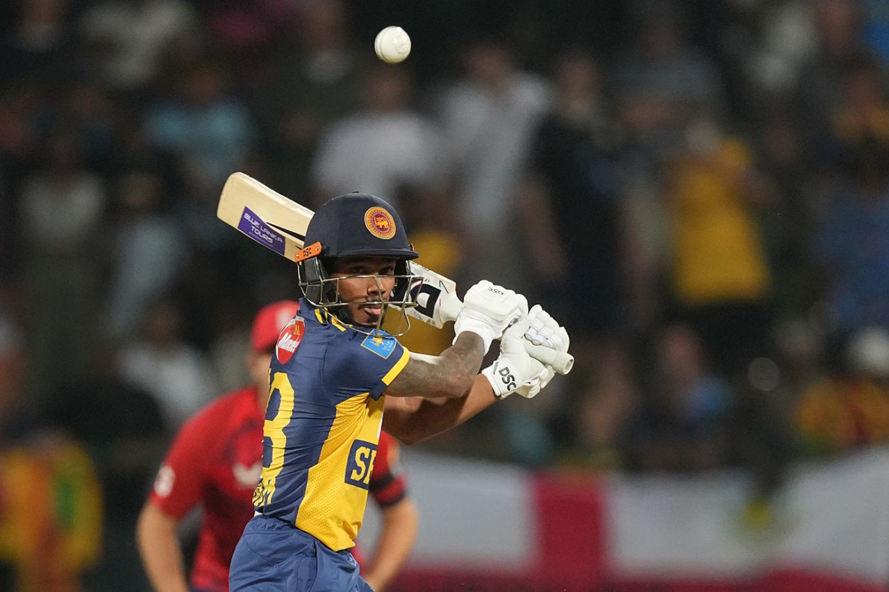 Pathum Nissanka got the chase off to a fast start, Sri Lanka vs England, 3rd T20I, Pallekele, February 3, 2026