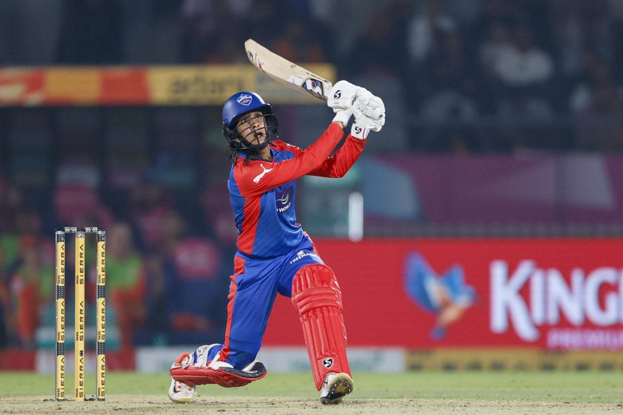 Jemimah Rodrigues goes down the ground, Gujarat Giants vs Delhi Capitals, WPL, Vadodara, February 3, 2026