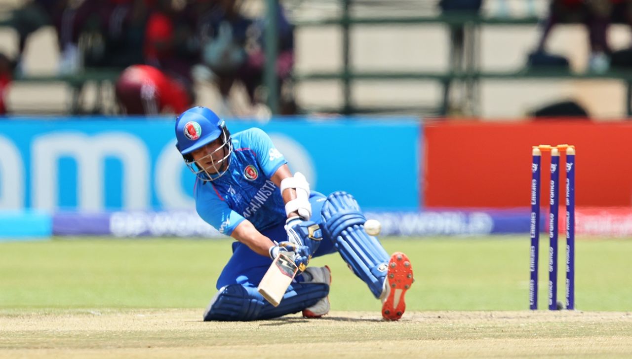 Faisal Shinozada was at his innovative best, Afghanistan vs India, Under-19 World Cup, semi-final, Harare, February 4, 2026