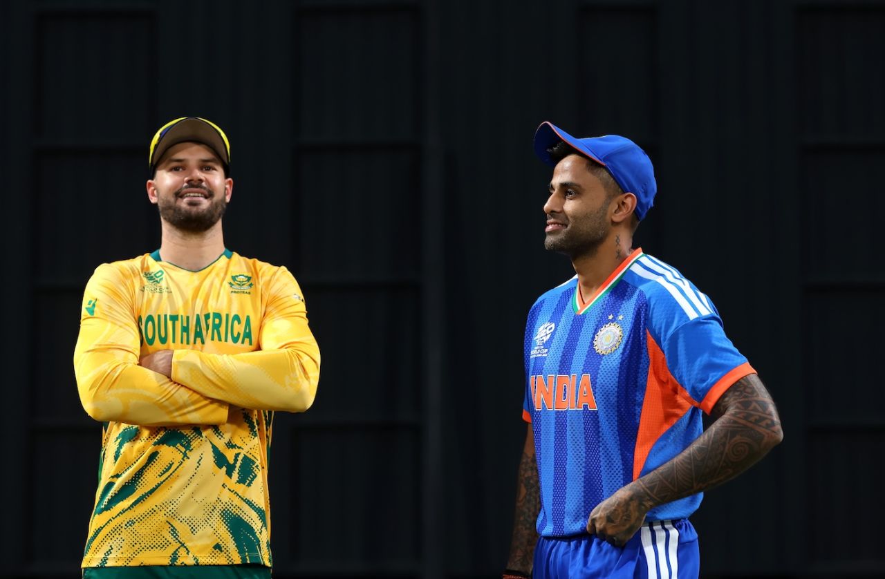 Captains Aiden Markram and Suryakumar in the field, India vs South Africa, T20 World Cup warm-ups, Mumbai, February 4, 2026