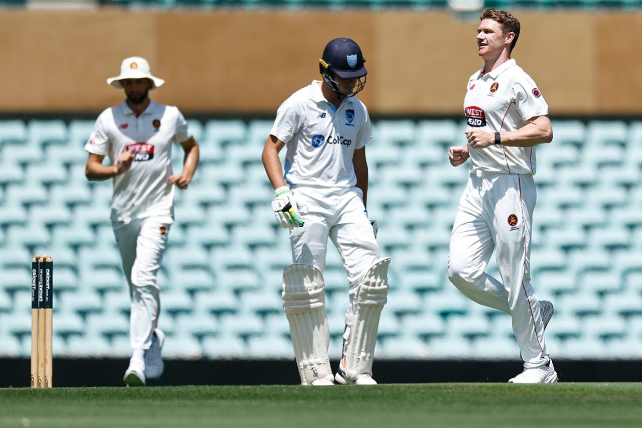Brendan Doggett had Sam Konstas caught behind, New South Wales vs South Australia, Sheffield Shield, SCG, February 5, 2026