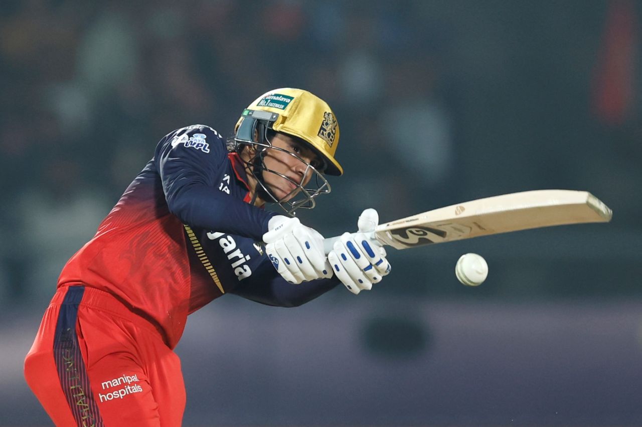 Smriti Mandhana brought up her half-century off just 23 balls, Royal Challengers Bengaluru vs Delhi Capitals, WPL 2026, final, Vadodara, February 5, 2026