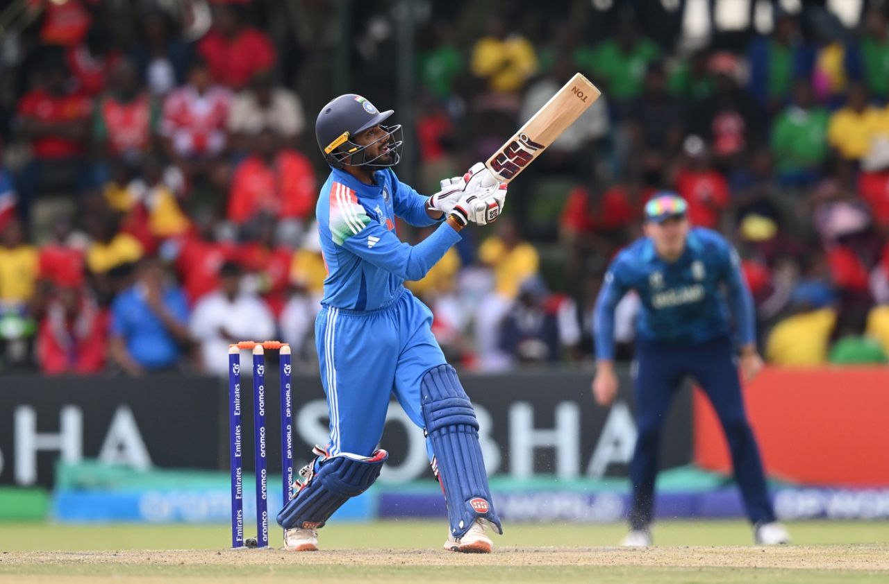 Kanishk Chouhan's 20-ball 37 took India past 400, England vs India, Under-19 men's World Cup final, Harare, February 6, 2026