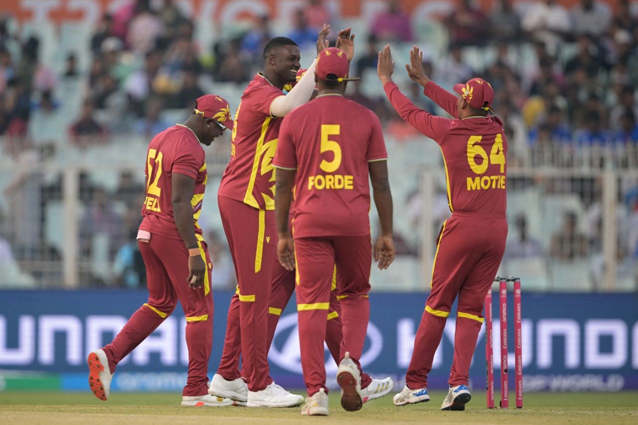Jason Holder struck early, Scotland vs West Indies, T20 World Cup, Kolkata, February 7, 2026 
