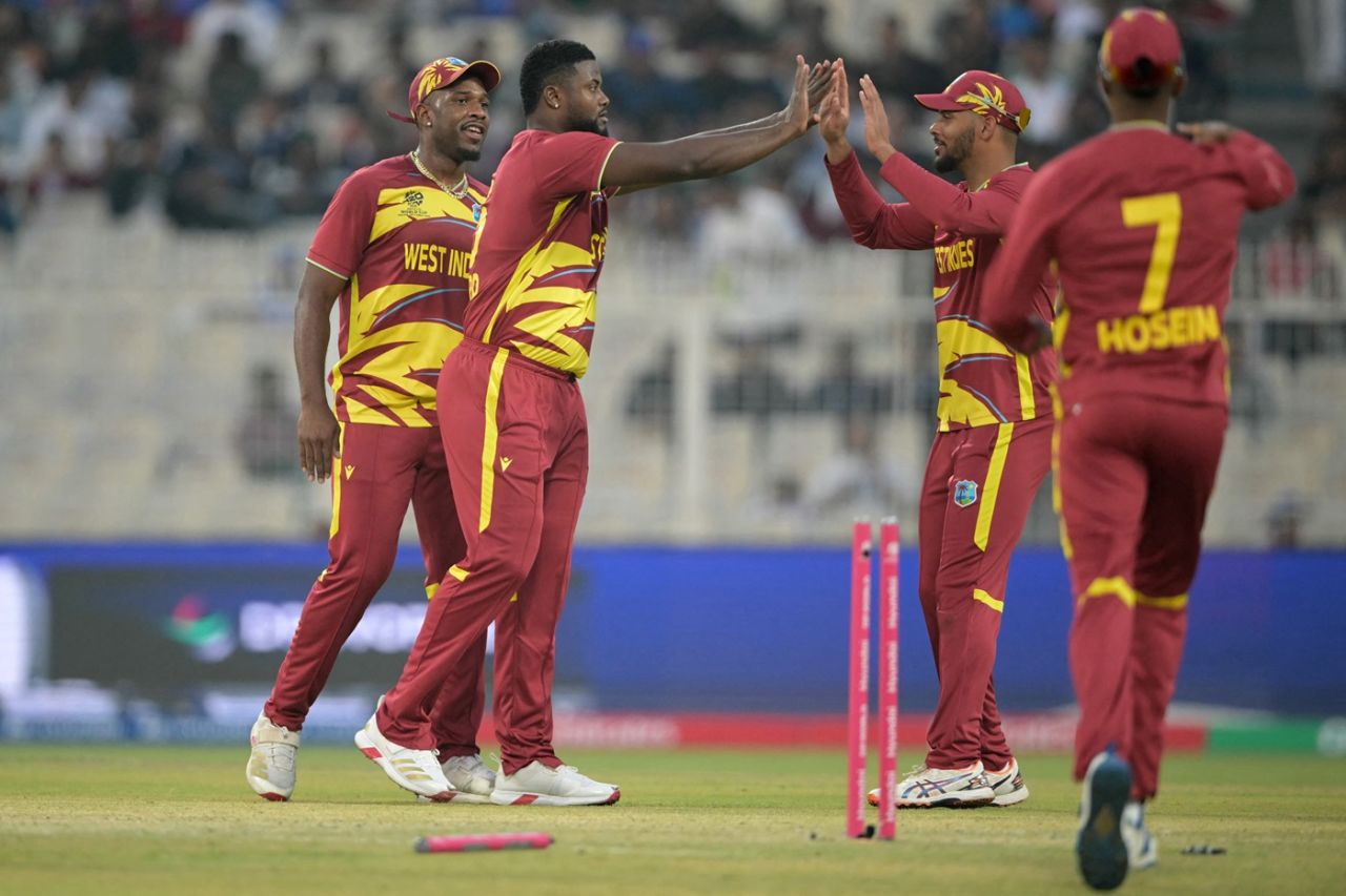 Romario Shepherd picked up a five-wicket haul, Scotland vs West Indies, T20 World Cup, Kolkata, February 7, 2026 
