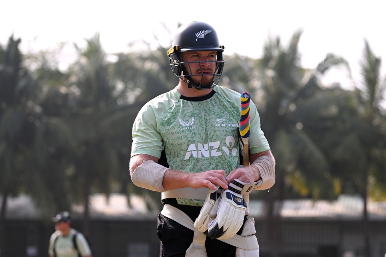 Glenn Phillips is ready to bat, Afghanistan vs New Zealand, Men's T20 World Cup, Chennai, February 7, 2026
