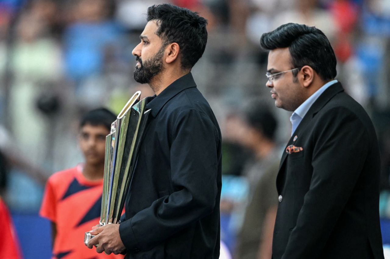 Rohit Sharma and ICC chairman Jay Shah were in attendance at the Wankhede Stadium, India vs USA, T20 World Cup 2026, Group A, Mumbai, February 7, 2026
