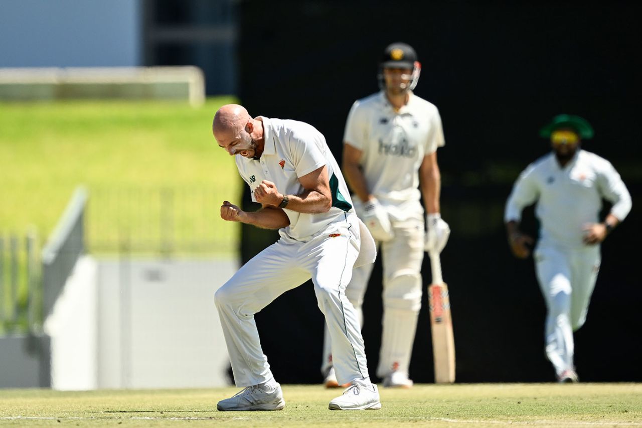Gabe Bell made vital inroads for Tasmania, Western Australia vs Tasmania, Sheffield Shield, WACA, February 8, 2026