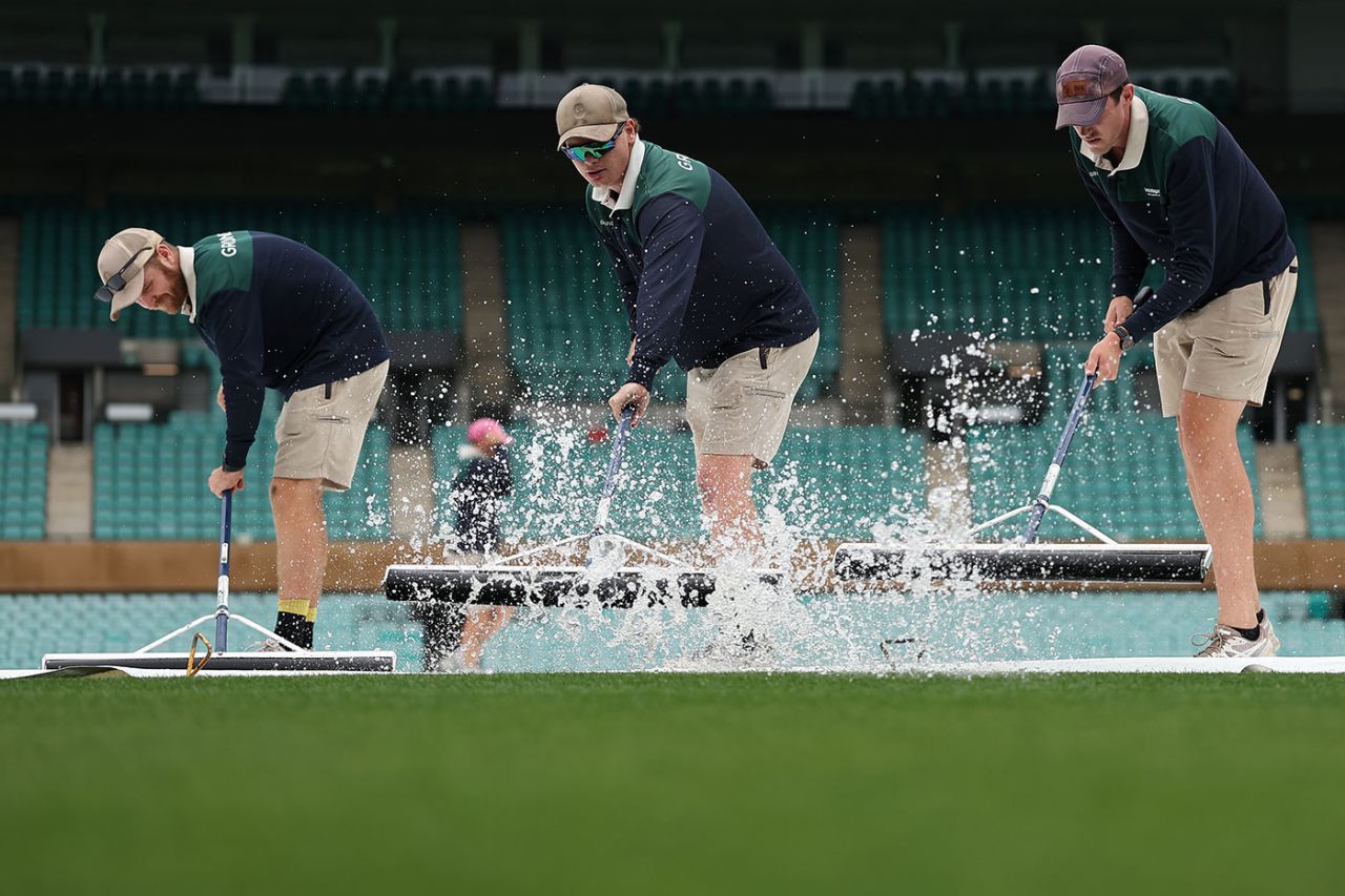 Rain delayed the start of the final day at the SCG, New South Wales vs South Australia, Sheffield Shield, SCG, Feburary 8, 2026