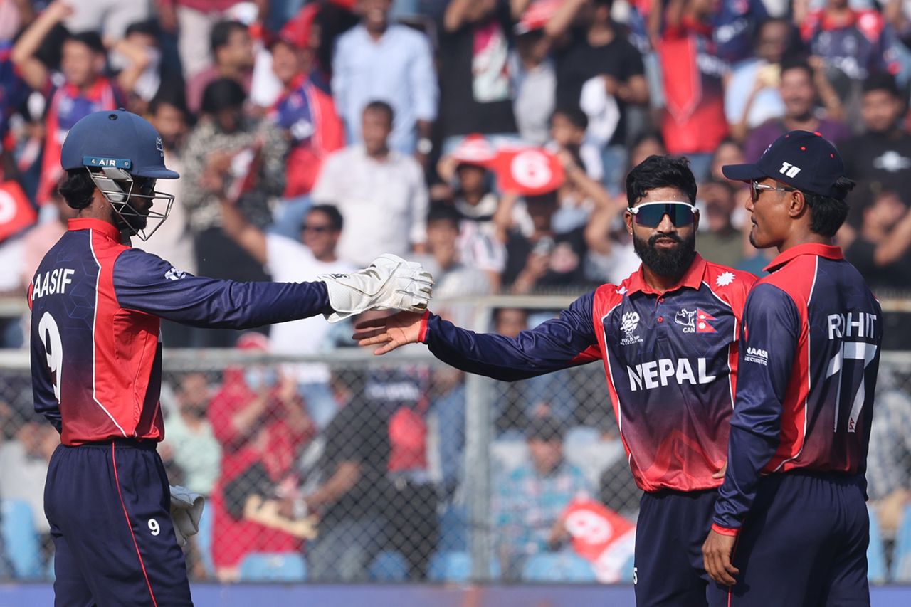 Dipendra Singh Airee helped put the brakes on, England vs Nepal, T20 World Cup, Mumbai, February 8, 2026