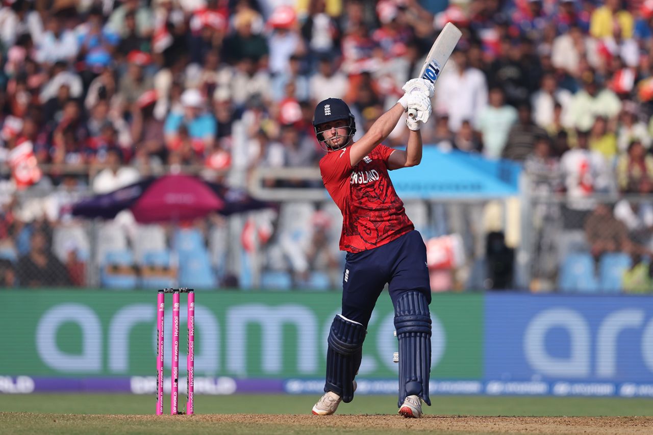 Will Jacks powered three sixes in the final over, England vs Nepal, T20 World Cup, Mumbai, February 8, 2026
