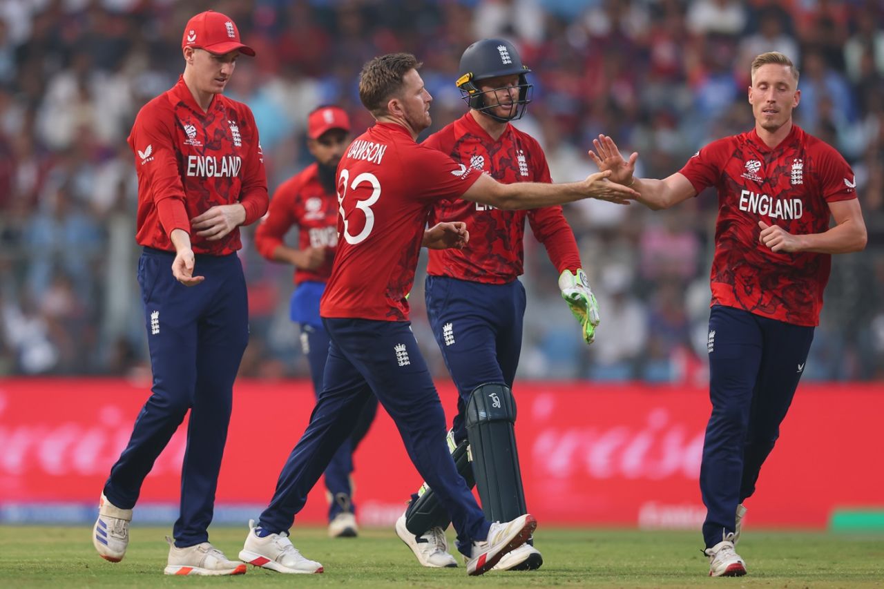 Liam Dawson struck late to pull England back in the contest, England vs Nepal, T20 World Cup, Mumbai, February 8, 2026