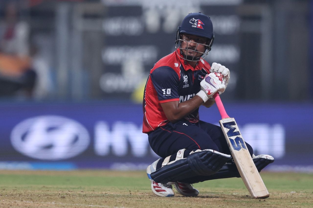 Lokesh Bam's late assault almost took Nepal home, England vs Nepal, T20 World Cup, Mumbai, February 8, 2026