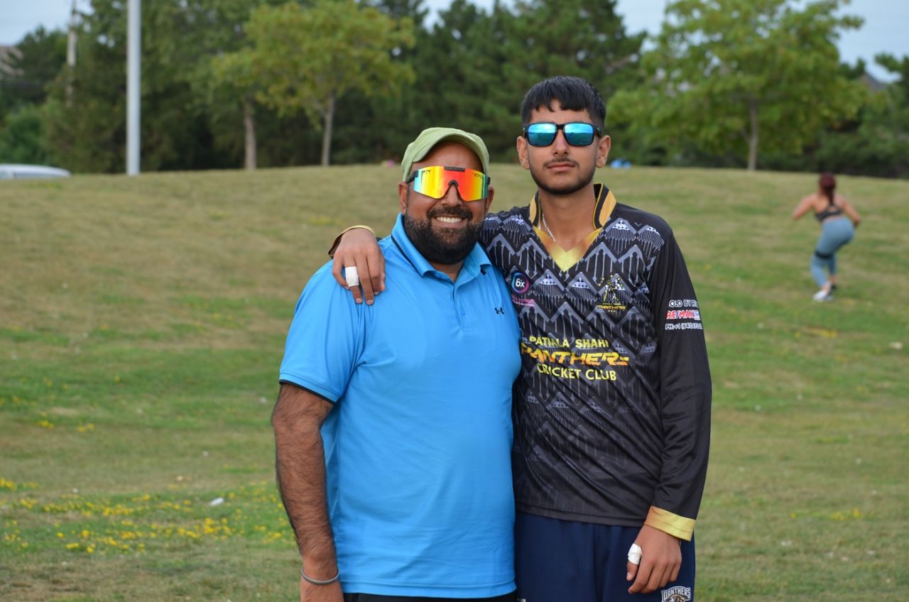 Yuvraj Samra with his father Baljit