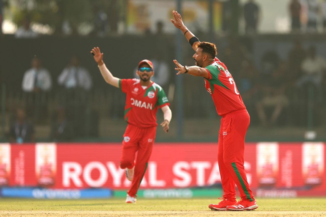 Sufyan Mehmood took two wickets early, Oman vs Zimbabwe, T20 World Cup, Colombo, February 9, 2026