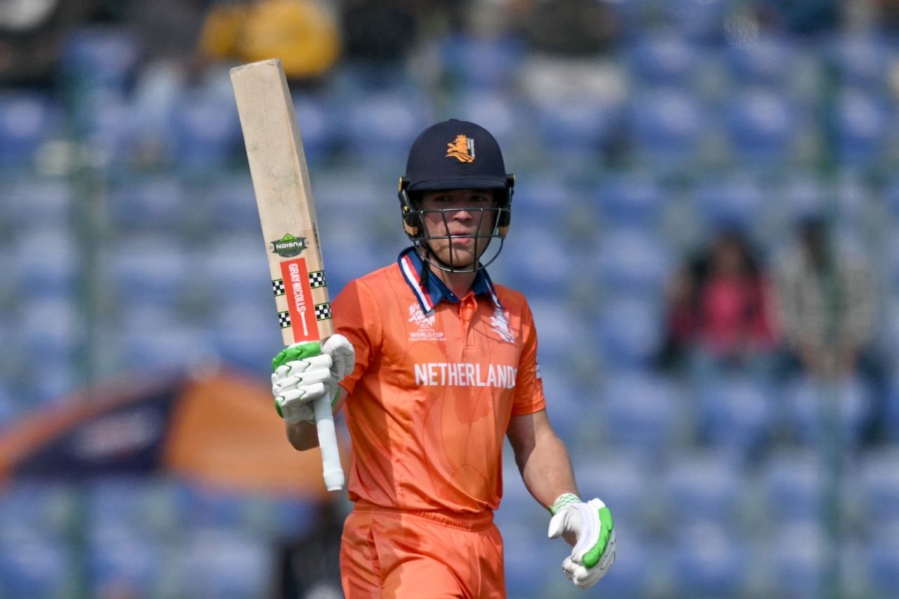 Bas de Leede hit a match-winning half-century, Namibia vs Netherlands, T20 World Cup, Delhi, February 10, 2026