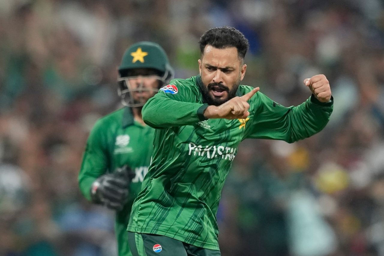 Mohammad Nawaz removed Andries Gous, Pakistan vs USA, Men's T20 World Cup, Colombo, February 10, 2026