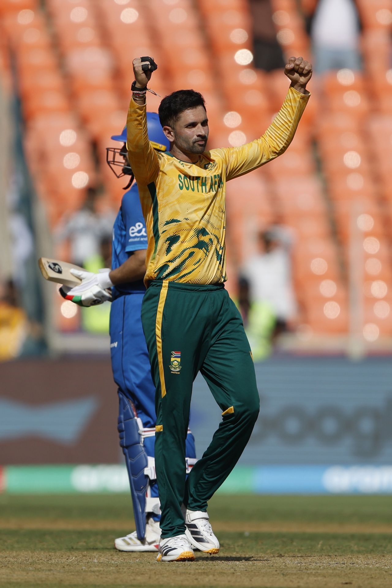 Keshav Maharaj keep his cool to win the game for South Africa, Afghanistan vs South Africa, T20 World Cup, Ahmedabad, February 11, 2026