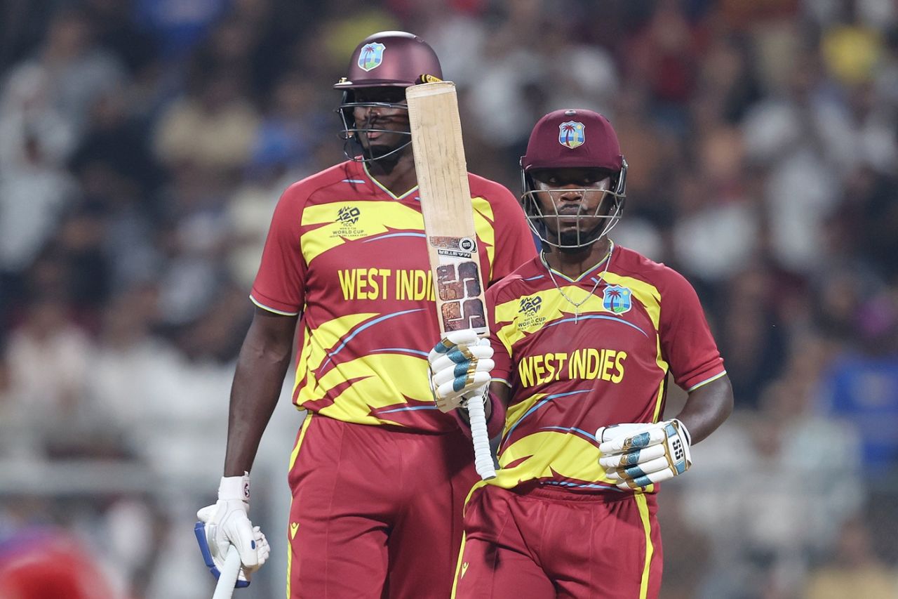 Sherfane Rutherford struck his fifth T20I fifty in Mumbai, England vs West Indies, ICC Men's T20 World Cup, Mumbai, February 11, 2026