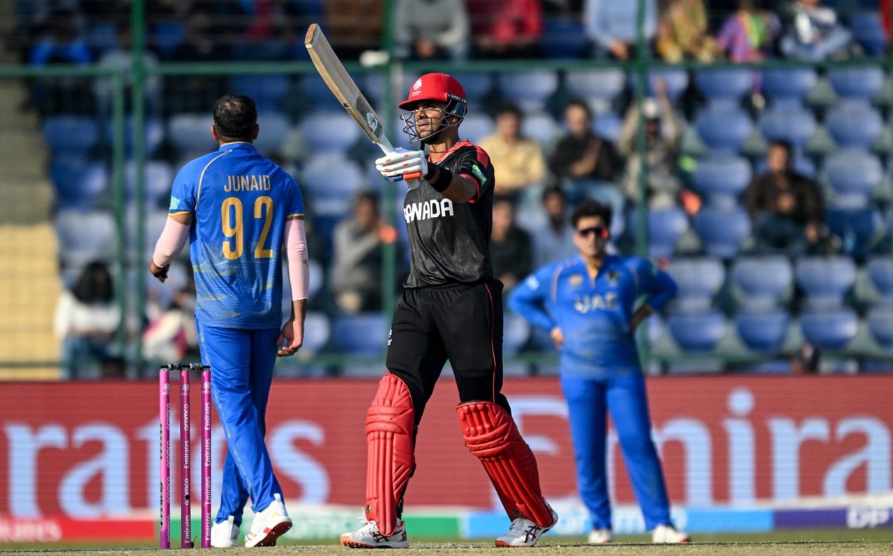 Harsh Thaker scored a steady fifty, Canada vs UAE, Men's T20 World Cup, Delhi, February 13, 2026
