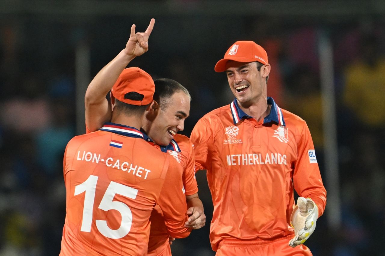Kyle Klein dismissed Shayan Jahangir in his first over, Netherlands vs USA, T20 World Cup 2026, Group A, Chennai, February 13, 2026