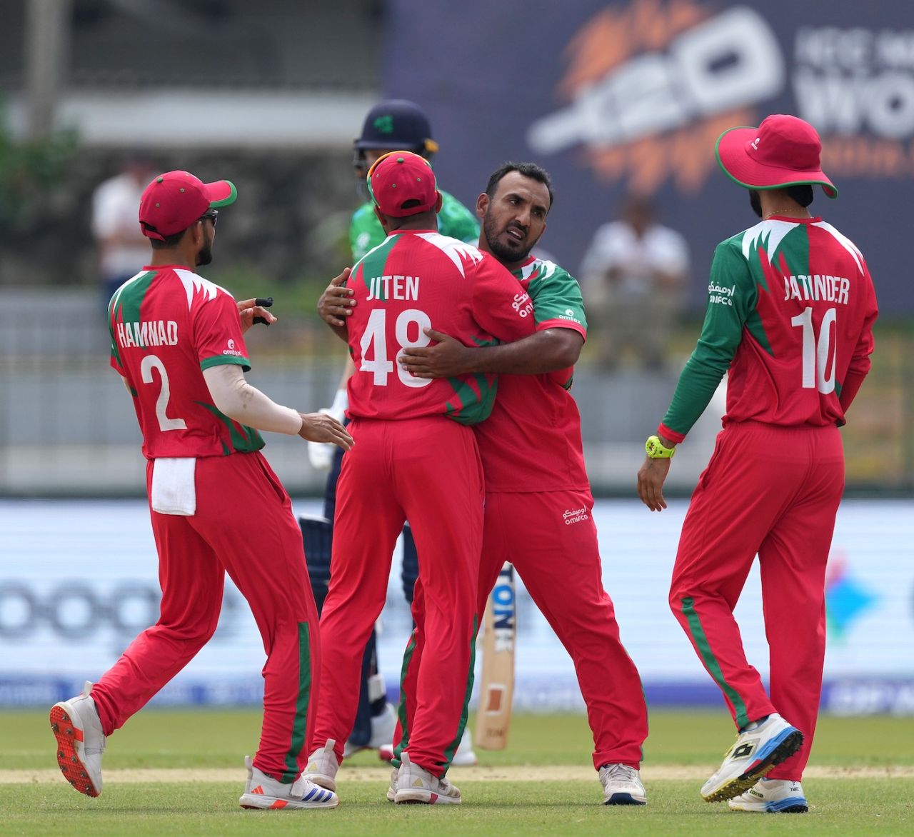 Shakeel Ahmed struck thrice inside the powerplay, Ireland vs Oman, T20 World Cup, Colombo, February 14, 2026