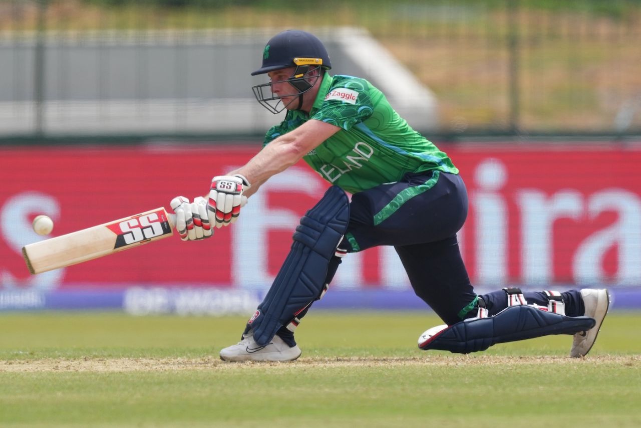 Lorcan Tucker used the sweep to good effect, Ireland vs Oman, T20 World Cup, Colombo, February 14, 2026
