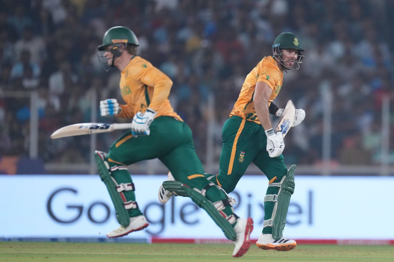 Aiden Markram and Ryan Rickelton had a quick 40-run stand, New Zealand vs South Africa, T20 World Cup, Group D, Ahmedabad, February 14, 2026