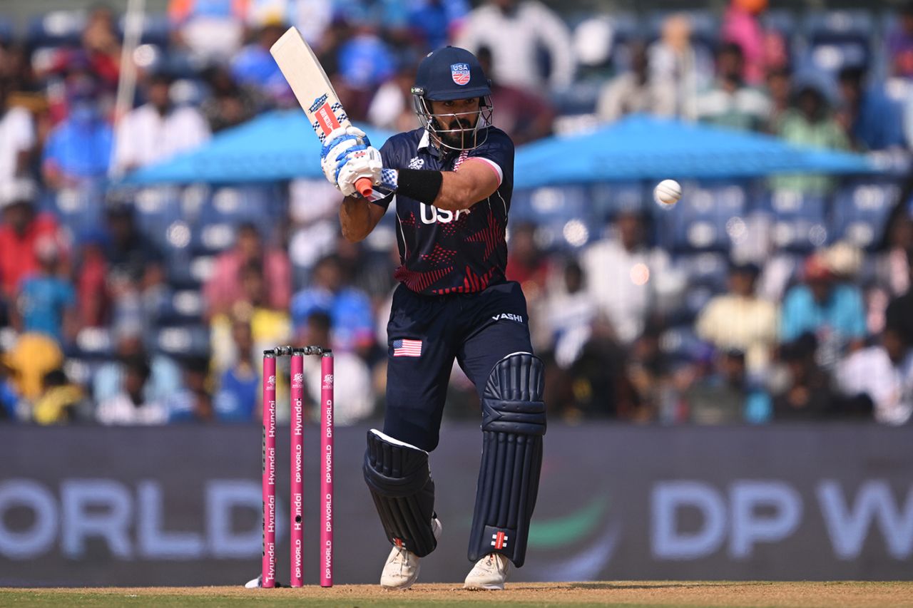 Shayan Jahangir played second fiddle early on, Namibia vs USA, T20 World Cup, Chennai, February 15, 2026