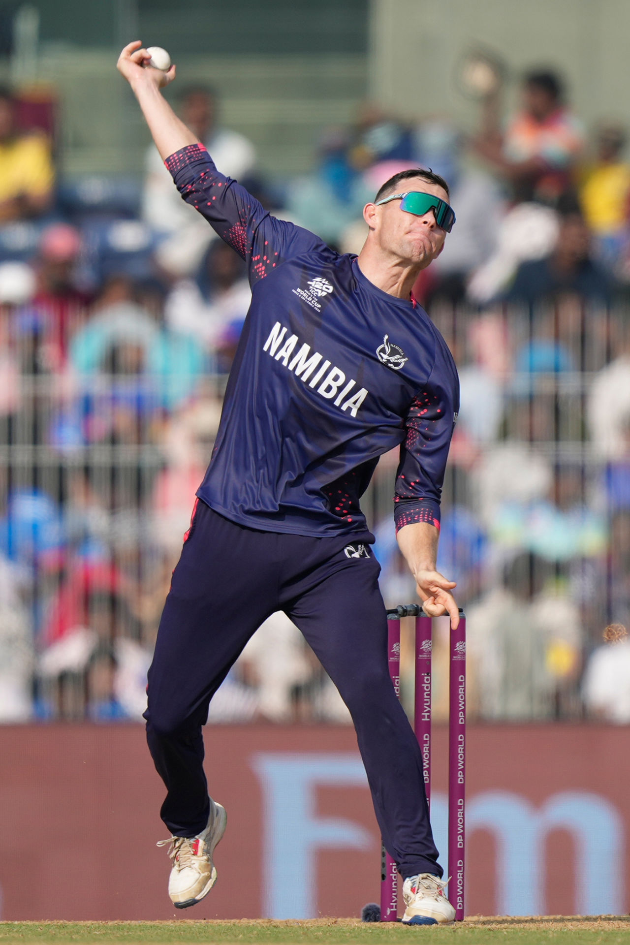 Gerhard Erasmus was in the wickets again, Namibia vs USA, T20 World Cup, Chennai, February 15, 2026