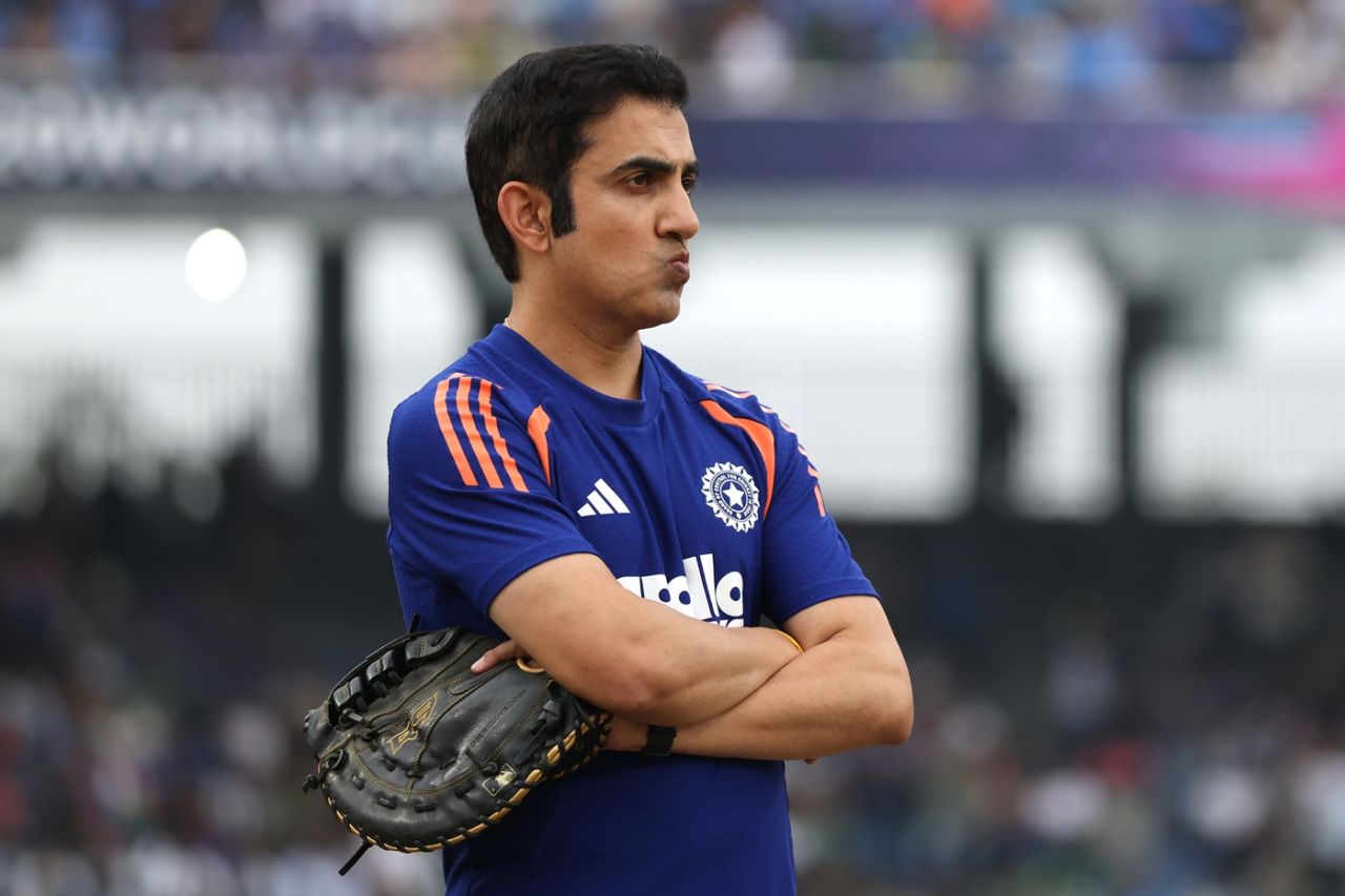Gautam Gambhir in a pensive mood, India vs Pakistan, Men's T20 World Cup, Colombo, February 15, 2026