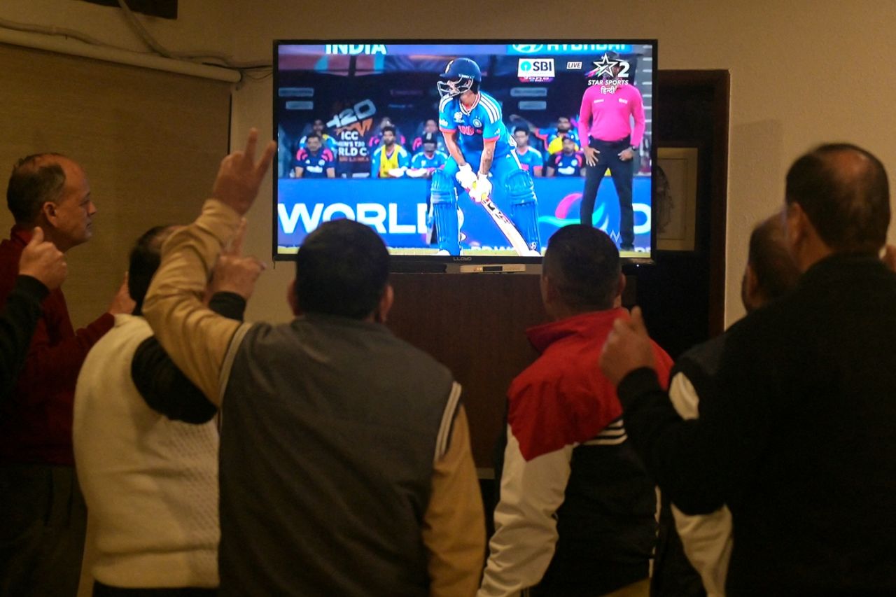 Fans in Amritsar watch Ishan Kishan bat, India vs Pakistan, Men's T20 World Cup, Amritsar, February 15, 2026