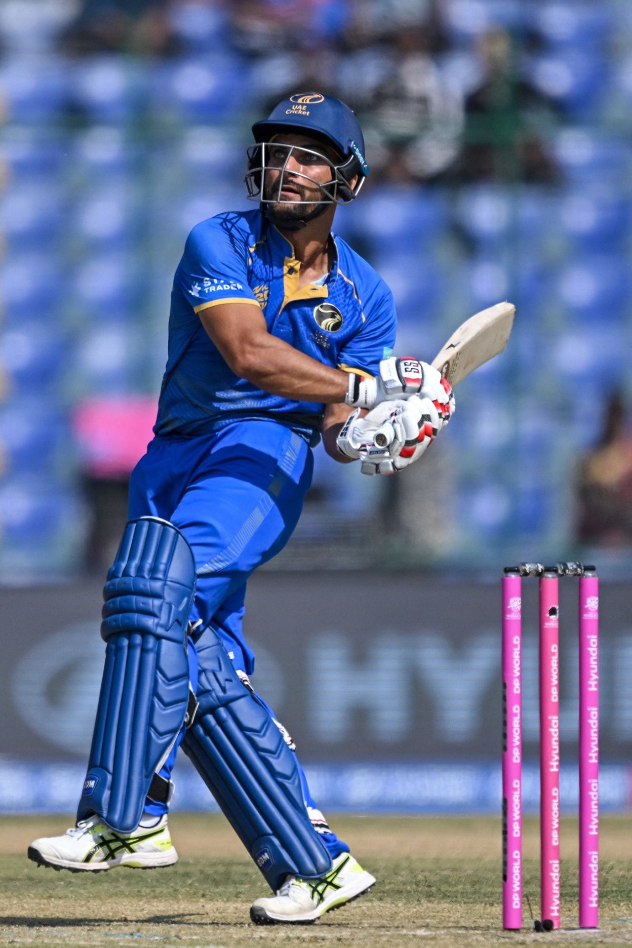 Sohaib Khan swings one away, Afghanistan vs UAE, Men's T20 World Cup, New Delhi, February 16, 2026
