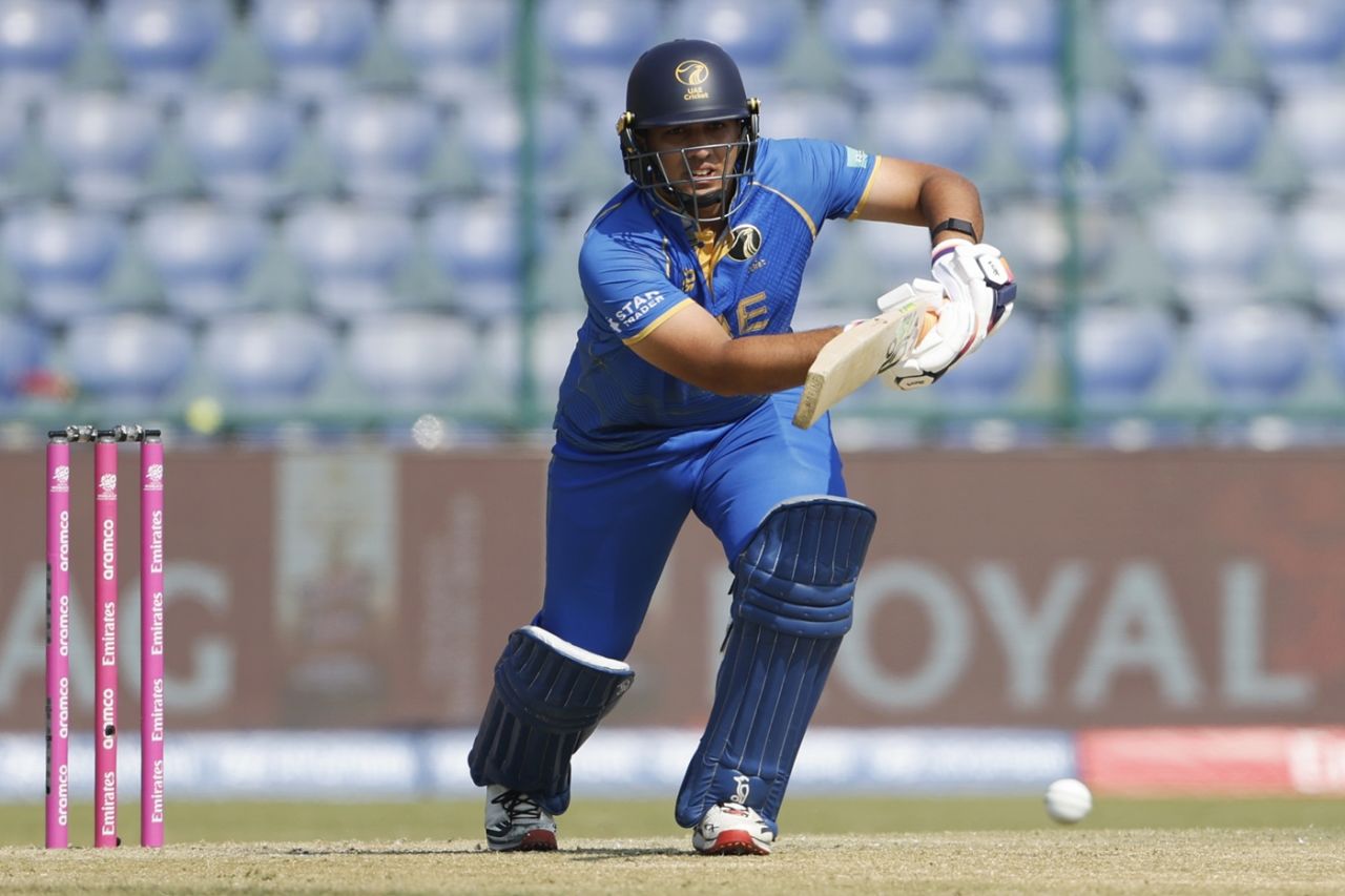 Alishan Sharafu made 40 off 31, Afghanistan vs UAE, Men's T20 World Cup, New Delhi, February 16, 2026