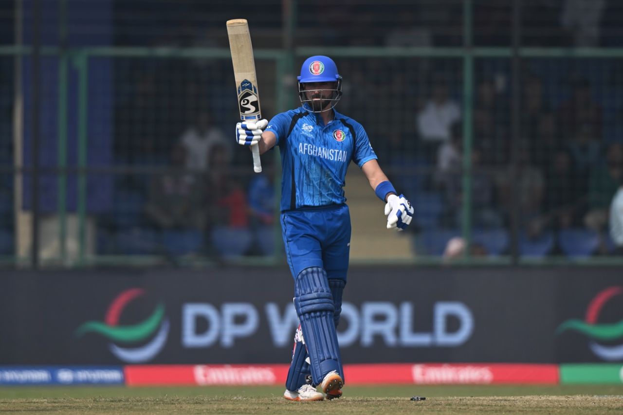 ইব্রাহিম জাদরান একটি অর্ধশতক দিয়ে তাড়া প্রতিষ্ঠা করেছেন, আফগানিস্তান বনাম সংযুক্ত আরব আমিরাত, পুরুষদের টি-টোয়েন্টি বিশ্বকাপ, নয়াদিল্লি, 16 ফেব্রুয়ারি 2026